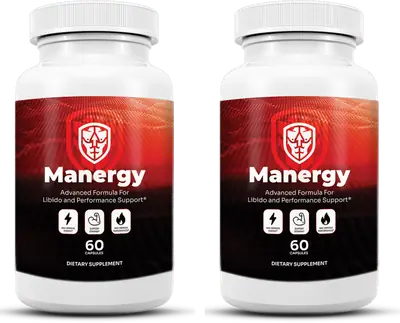 Manergy 2-bottle package, 60-day supply of male vitality supplement