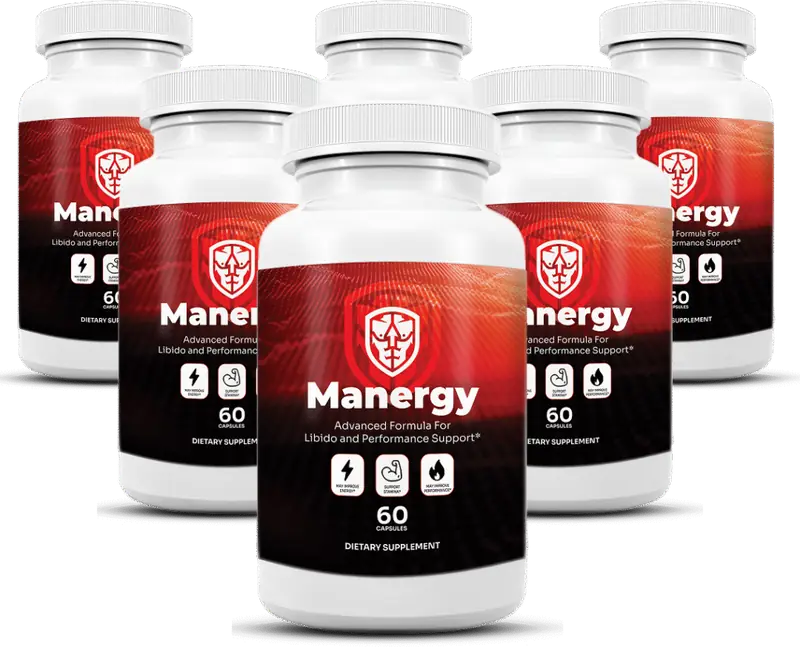 Six bottles of Manergy supplement, the best-value 180-day package